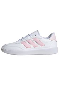 adidas Damen Courtblock Sneaker, FTWR White/Clear pink/Almost pink, 40 EU von adidas