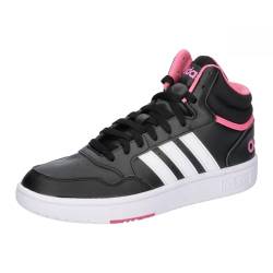 adidas Damen Hoops 3.0 Shoes-Mid (Non-Football), core Black/FTWR White/pink Fusion, 36 EU von adidas