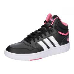 adidas Damen Hoops 3.0 Shoes-Mid (Non-Football), core Black/FTWR White/pink Fusion, 38 2/3 EU von adidas