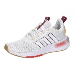 adidas Damen Racer TR23 Shoes Sneakers, FTWR White/FTWR White/Bright red, 40 EU von adidas