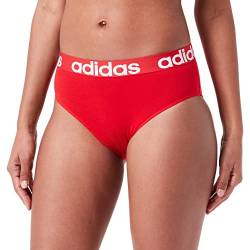 adidas Damen Sport Cotton Logo Bikini Slip-4A1H92 Slip, Vivid Red, S von adidas