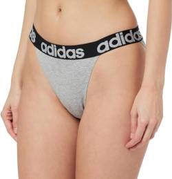 adidas Damen Tanga-4A1H78 Tangahöschen, Heather Grey, XL von adidas