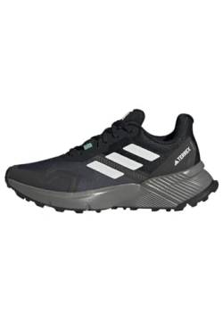 adidas Damen Terrex Soulstride Traillaufschuhe Sneaker, Core Black Crystal White Grey Four, 38 2/3 EU von adidas