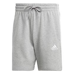 adidas Essentials 3 Stripes Shorts (as3, Alpha, m, Regular, Regular, Grey) von adidas