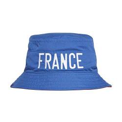 adidas France Frankreich Reversible Bucket Hat Fischerhut (OSF Men, Blue) von adidas