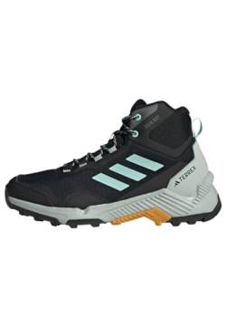 adidas Herren Eastrail 2.0 Mid RAIN.RDY Hiking Shoes Sneakers, core Black/semi Flash Aqua/preloved Yellow, 44 EU von adidas