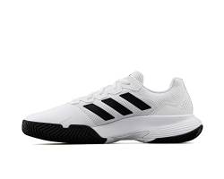 adidas Herren Gamecourt 2 M Shoes Low Non Football , Ftwr White Core Black Ftwr White, 44 2/3 EU von adidas