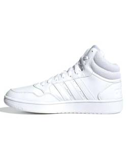adidas Herren Hoops 3.0 Mid Lifestyle Basketball Classic Vintage Shoes Sneaker, FTWR White/FTWR White/FTWR White, 40 2/3 EU von adidas