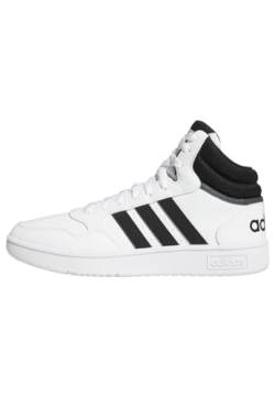 adidas Herren Hoops 3.0 Mid Sneaker, Core Black/Cloud White, 42 EU von adidas