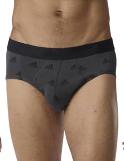 adidas Herren Multipack Brief (3pk) und Active Flex Cotton (6 Pack) Slip, Assorted 2, XL von adidas