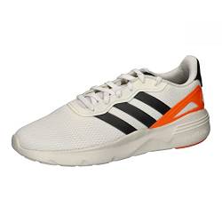 adidas Herren NEBZED Sneaker, core White/Carbon/Screaming orange, 44 2/3 EU von adidas