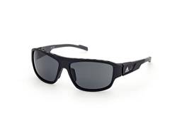 adidas Herren Sp0045 Sonnenbrille, Mattes Schwarz, 61/15/130 von adidas