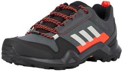 adidas Herren Terrex AX3 Gore-TEX Hiking Shoes Sneaker, DGH solid Grey/Grey one/solar red, 47 1/3 EU von adidas