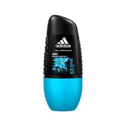 adidas Ice Dive Deo Roller – Antitranspiranter Deo Roll-on mit 48h Schutz vor Schweiß und mit erfrischendem Duft – Ohne Aluminium, pH-hautfreundlich – 1 x 50 ml von adidas