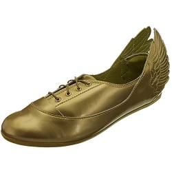 adidas JS Wings Easy Five Gold Mi D65208 Damen Sneaker/Freizeitschuhe/Ballerinas Gold (38, Gold) von adidas