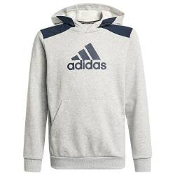 adidas Jungen B Bos Hd Sweatshirt, Medium Grey Heather/Legend Ink, 9-10 Jahre EU von adidas