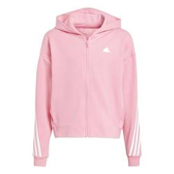 adidas Mädchen G Fi 3s Fz Sweatshirt, Rosgoz/Weiß, 14 años von adidas