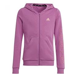 adidas Mädchen G Lin Fz Hd Sweatshirt, Terema/Roscla, 14 años von adidas