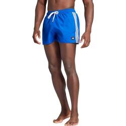 adidas Men's 3-Stripes CLX Very Length Swim Shorts Badehose, Royal Blue/White, XXL von adidas