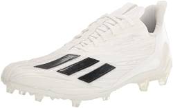 adidas Men's Adizero Football Shoe, White/Black/White, 9.5 von adidas