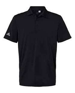 adidas Mens Ultimate Solid Polo, 4XL, Black von adidas