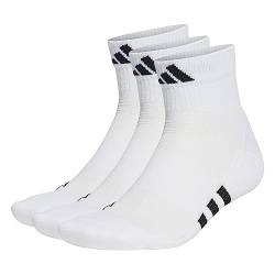 adidas Mid Cut Socks Socken 3er Pack (as3, numeric, numeric_40, numeric_42, regular, regular, white) von adidas