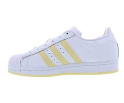 adidas Originals Damen Superstar Halbschuhe Casual Leder Sneakers, Schuhwerk White Easy Yellow, 38 2/3 EU von adidas