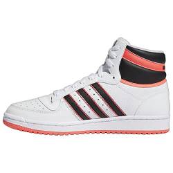 adidas Originals Men's Top Ten Hi Basketball Shoes, White/Core Black/Turbo, 11 von adidas