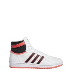 adidas Originals Men's Top Ten Hi Basketball Shoes, White/Core Black/Turbo, 9 von adidas