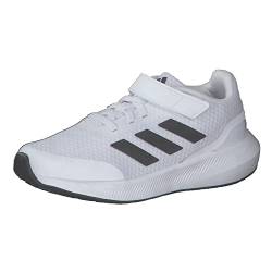 adidas RunFalcon 3.0 Elastic Lace Top Strap Shoes Sneaker, FTWR White/core Black/FTWR White, 29 EU von adidas