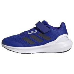 adidas RunFalcon 3.0 Elastic Lace Top Strap Shoes Sneaker, Lucid Blue/Legend Ink/FTWR White, 30 EU von adidas
