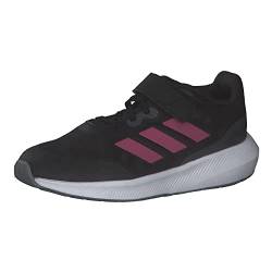 adidas RunFalcon 3.0 Elastic Lace Top Strap Shoes Sneaker, core Black/Pulse Magenta/Grey six, 29 EU von adidas