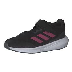 adidas RunFalcon 3.0 Elastic Lace Top Strap Shoes Sneaker, core Black/Pulse Magenta/Grey six, 30 EU von adidas