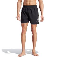 adidas Solid Badeshorts Badehosen (DE/NL/SE/PL, Alphanumerisch, M, Regular, Regular, Black/White) von adidas