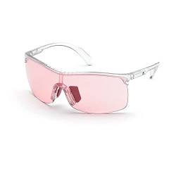 adidas Sport - Sonnenbrille, SP0003 - Maske-Form, Farbe Kristall, Gläsern farbe rosa-grau photochromatisch von adidas