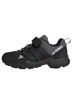 adidas Terrex AX2R Hook-and-Loop Hiking Shoes Walking Shoe, core Black/core Black/Onix, 33.5 EU von adidas