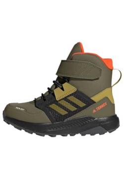 adidas Terrex Trailmaker Cold.RDY Hiking Shoes-High (Non-Football), Focus Olive/Pulse Olive/Impact orange, 36 2/3 EU von adidas