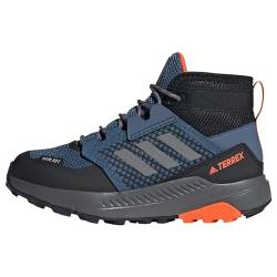 adidas Terrex Trailmaker Mid RAIN.RDY Hiking Shoes-Low (Non Football), Wonder Steel/Grey Three/Impact orange, 33 EU von adidas