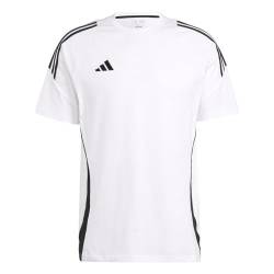 adidas Tiro 24 Sweat Tee Herren T-Shirt, Weiß / Schwarz, Large von adidas