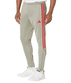 adidas Tiro Hose f r Herren, Silver Pebble / Better Scarlet, 3X-Large Hoch von adidas