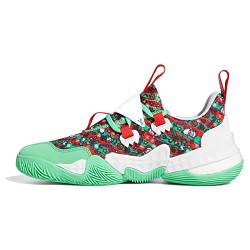 adidas Trae Young 1 (GS) Basketball Shoes (Screaming Green/Vivid Red/Cloud White, us_Footwear_Size_System, Big_Kid, Men, Numeric, Medium, Numeric_6) von adidas