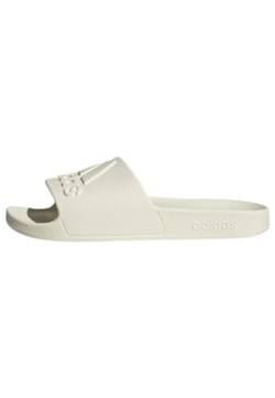 adidas Unisex Adilette Aqua Logo Slide Sandal, Off White/Off White/Off White, 38 EU von adidas