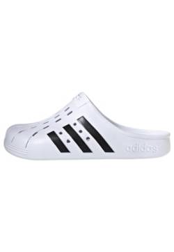 adidas Unisex Adilette Clogs Slide Sandal, FTWR White/core Black/FTWR White, 6 von adidas