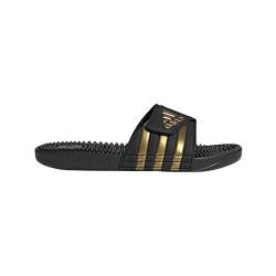 adidas Unisex-Adult Adissage Sandal, Core Black/Gold Metallic/Core Black, 37 EU von adidas