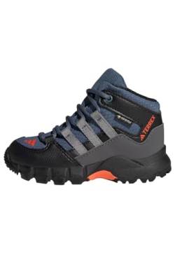 adidas Unisex Baby Terrex Gore-TEX Hiking Shoes-Mid (Non-Football), Wonder Steel/Grey Three/Impact orange, 18 EU von adidas
