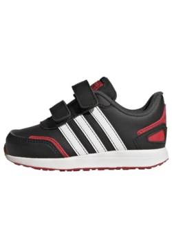 adidas Unisex Baby VS Switch 3 Lifestyle Running Hook and Loop Strap Shoes Sneaker, core Black/FTWR White/Vivid red, 21 EU von adidas
