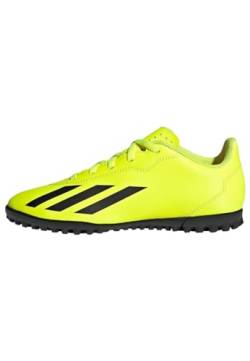 adidas Unisex Kinder X Crazyfast.4 Sneaker, Solar Yellow Core Black Cloud White, 29 EU von adidas