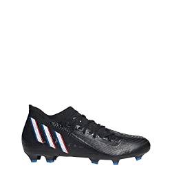 adidas Unisex Predator Edge.3 Firm Ground Soccer Shoe, Black/White/Vivid Red, 8.5 US Men von adidas