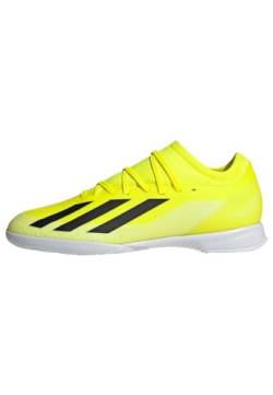 adidas Unisex X Crazyfast League Hallenstiefel Sneaker, Solar Yellow Core Black Cloud White, 42 EU von adidas