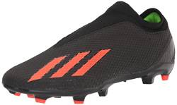 adidas Unisex X Speedportal.3 Firm Ground Soccer Shoe, Black/Solar Red/Solar Green (Laceless), 6.5 US Men von adidas